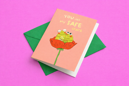 'Send your love' greeting card pack of 5