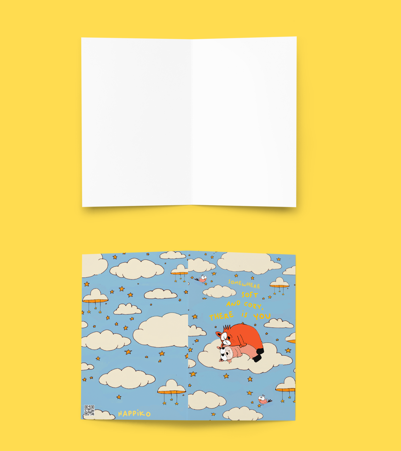 'Send your love' greeting card pack of 5